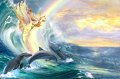 Fairy - Undine with Dolphins